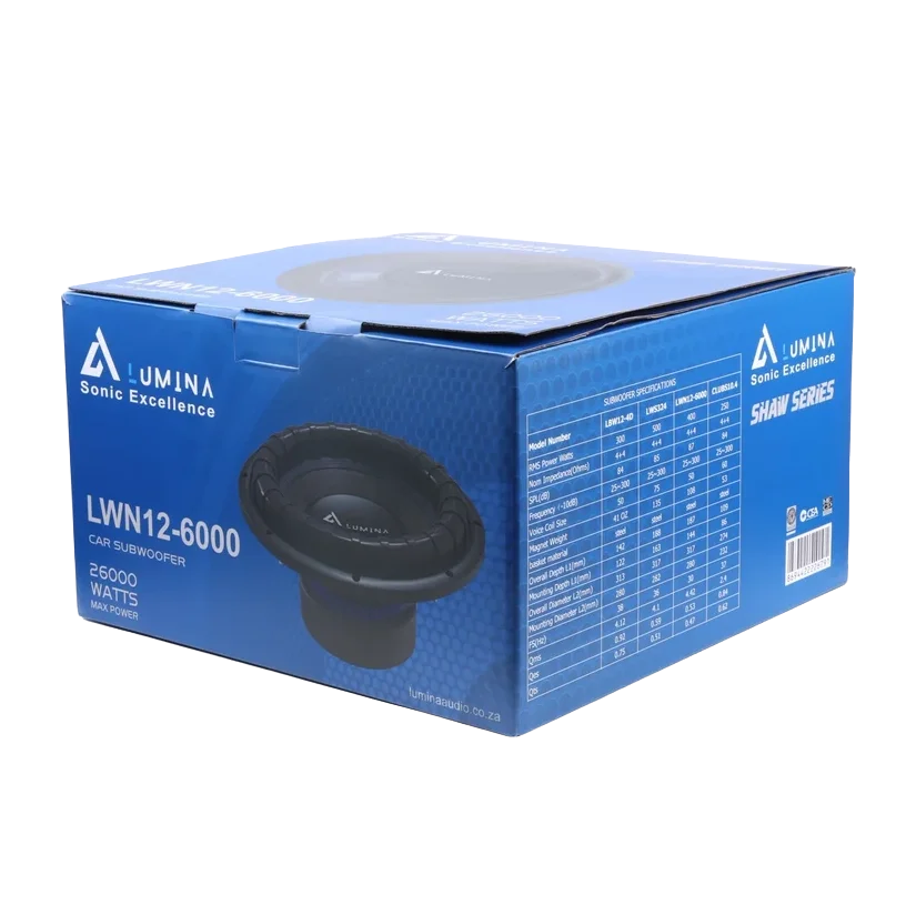 Lumina Audio Shaw Series 12" 26000W Subwoofer - LWN12-6000. - Image 6